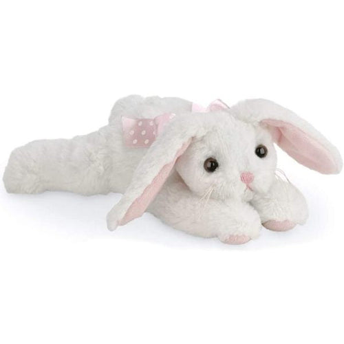 Plush White Bunny Rabbit Baby Powderpuff