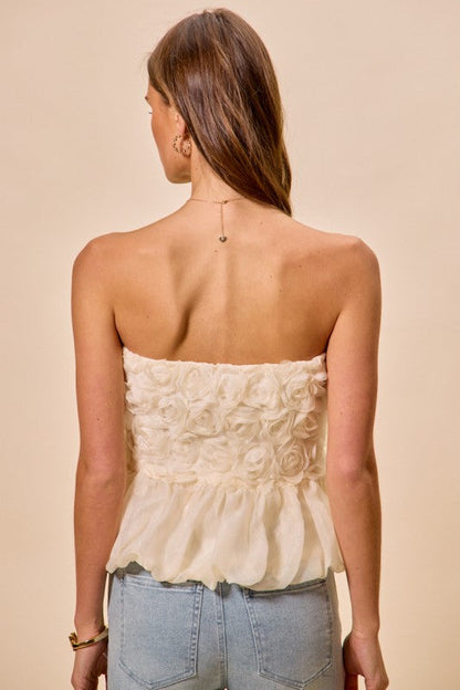 White Roses Peplum Top-Cute-Trendy-Shop-Womens-Boutique-Clothing-Store