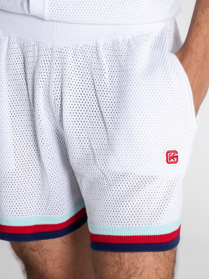 shirts / White Striped GK Knit Set