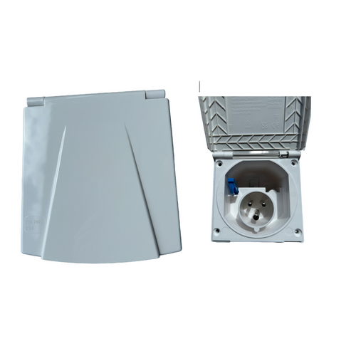 White TND Flush Fitting Mains Inlet