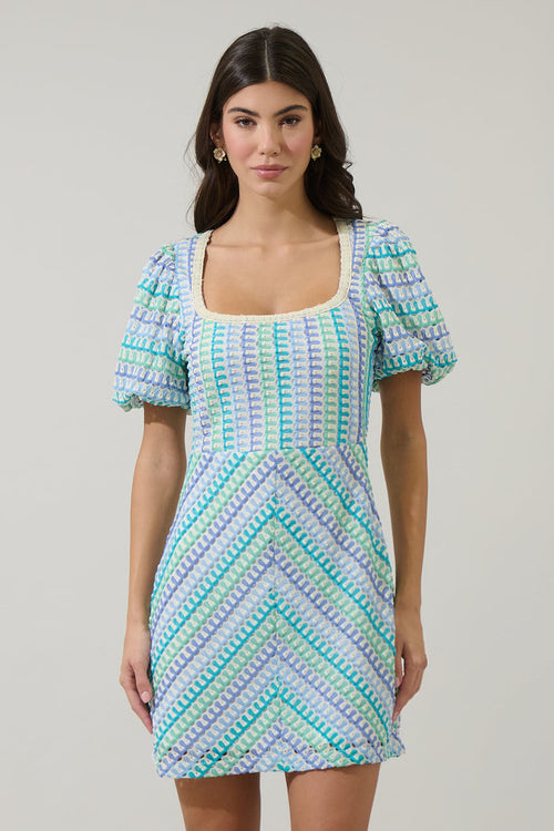 Widley Crochet Reyna Mini Dress