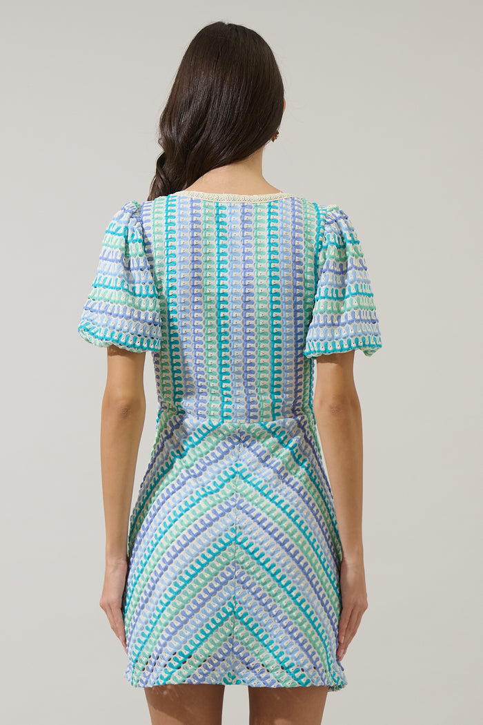 Widley Crochet Reyna Mini Dress
