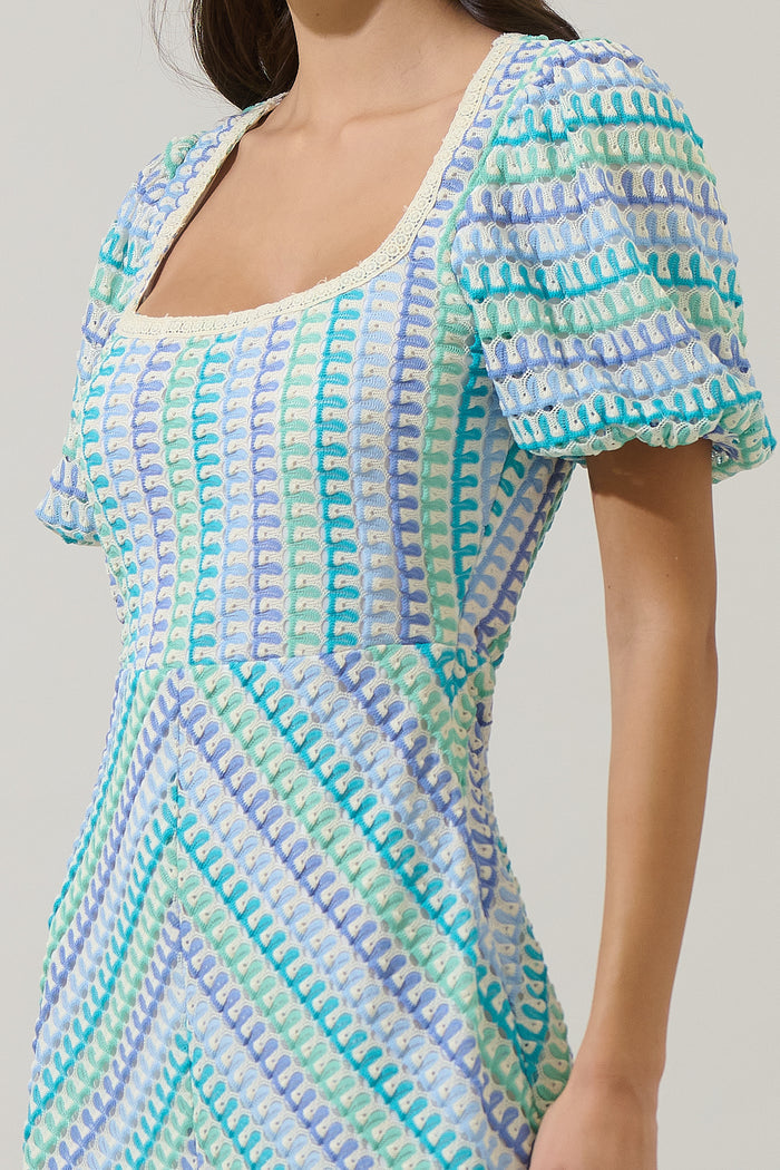 Widley Crochet Reyna Mini Dress