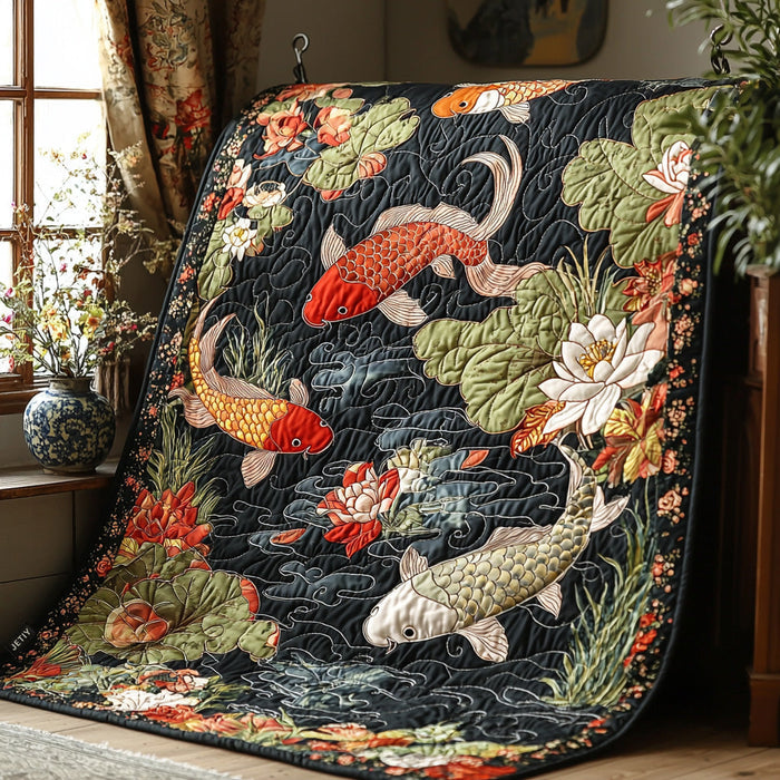 Wietske - Vatteret tæppe Elegance Koi Japansk