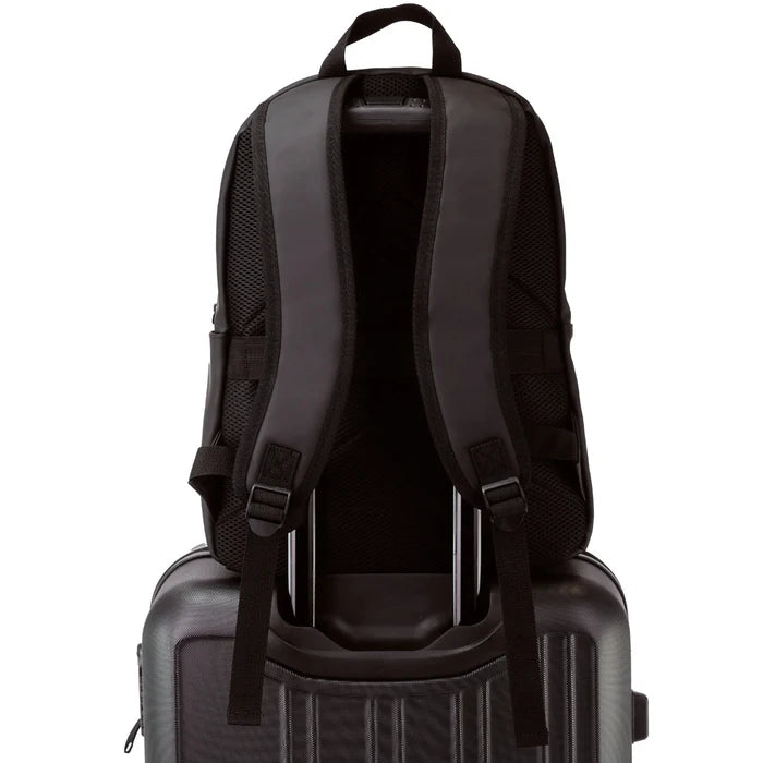 WINGS Plecak miejski ergonomiczny wodoodporny TROGON Black TROGON COLLECTION