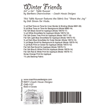 Winter Friends Quilt Pattern