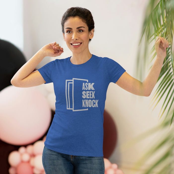 Women's Ask. Seek. Knock Premium T-shirt