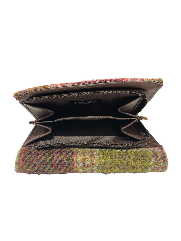 Women's Harris Tweed 'Jura' Short Wallet with Card Section