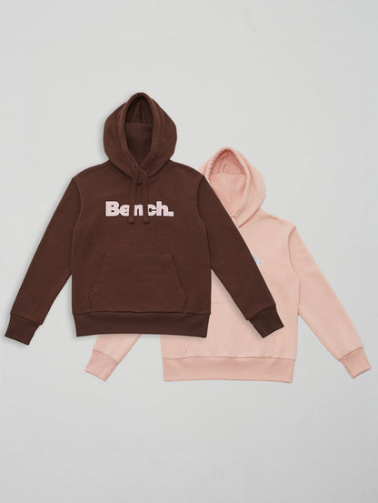 INDRE Brown Multipacks Hoodies 2 Pack Shot 1