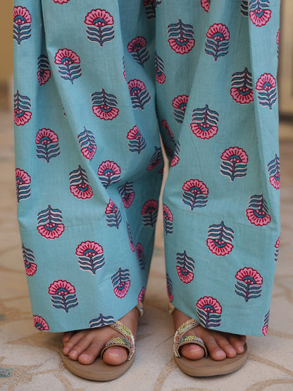 Women's Printed Farshi Kurta Set
