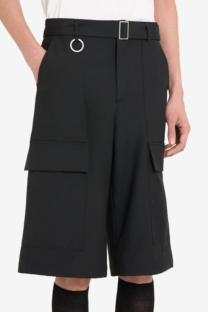 ETUDES STUDIO WOOL SUIT SHORTS BLACK 4
