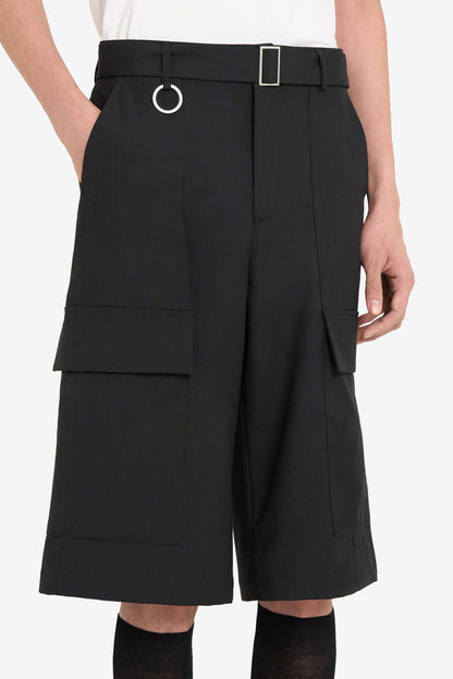 ETUDES STUDIO WOOL SUIT SHORTS BLACK 4