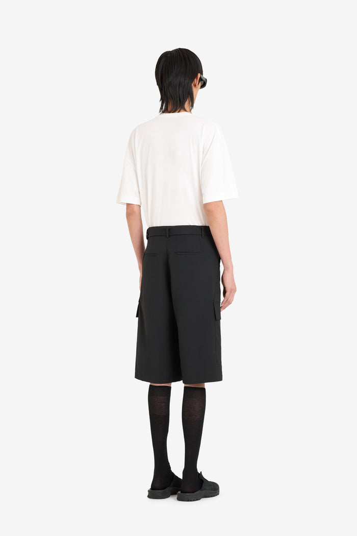 ETUDES STUDIO WOOL SUIT SHORTS BLACK 5
