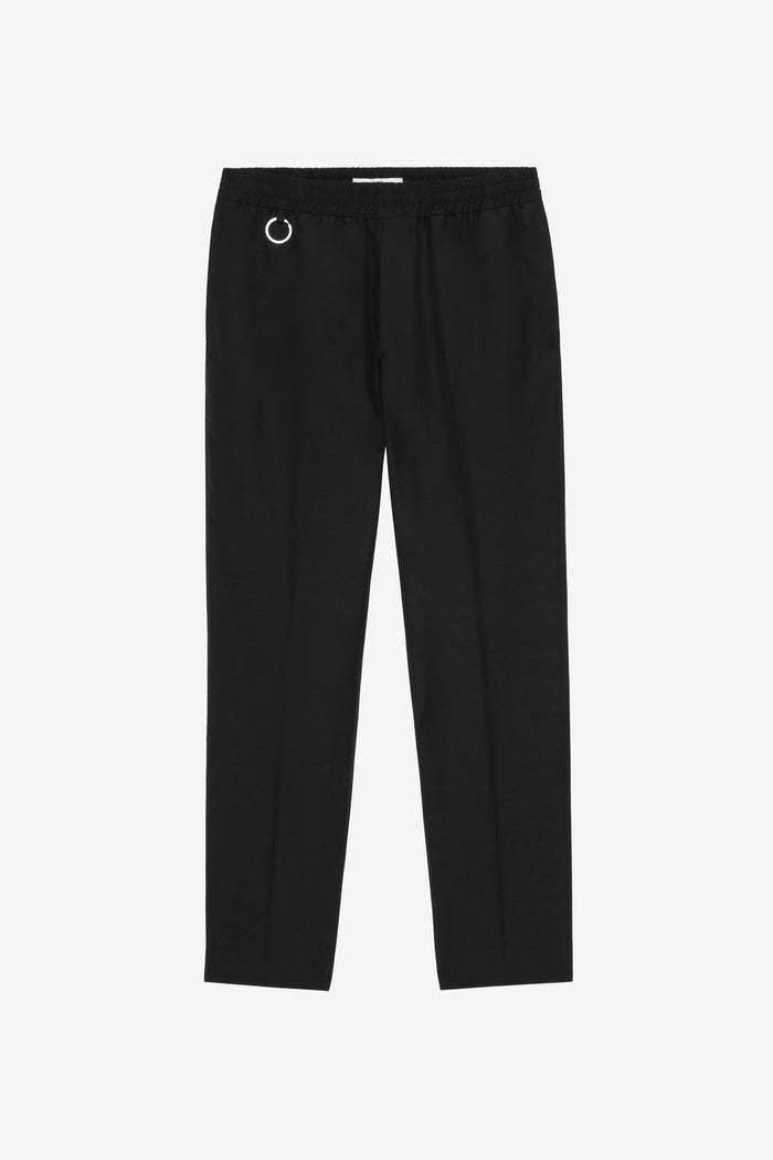 ETUDES STUDIO WOOL TAPERED SUIT PANT BLACK 1
