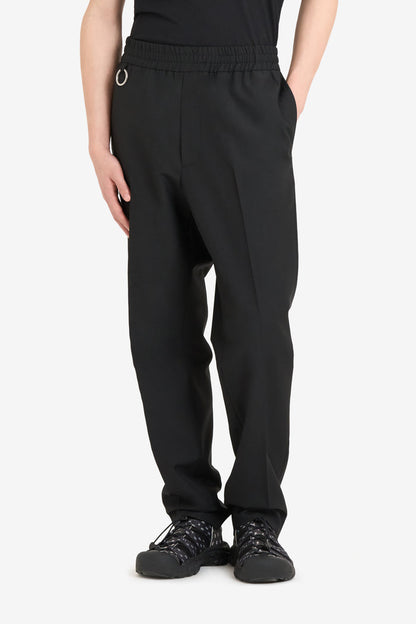 ETUDES STUDIO WOOL TAPERED SUIT PANT BLACK 3