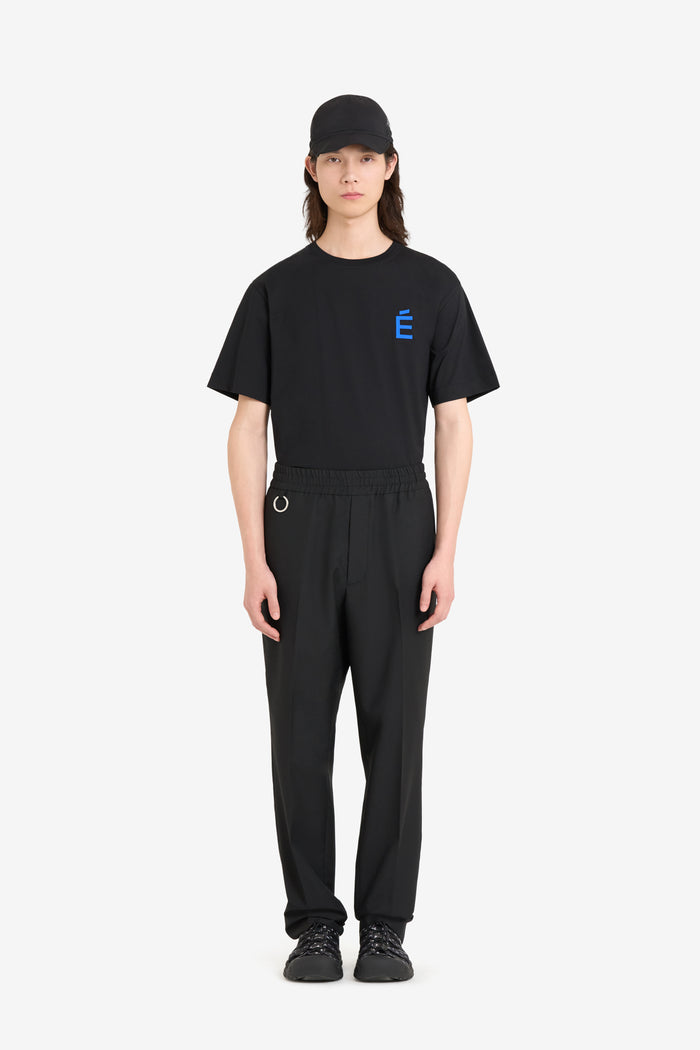 ETUDES STUDIO WOOL TAPERED SUIT PANT BLACK 2