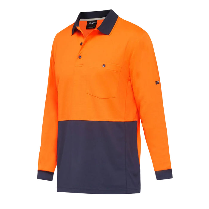 Workcool Hyperfreeze Spliced Polo Long Sleeve K54235