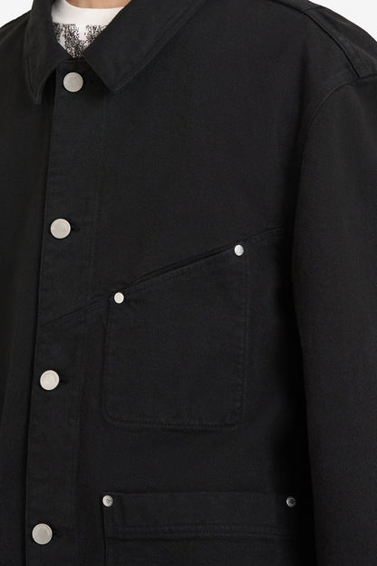 ETUDES STUDIO WORKER JACKET TWILL BLACK 5