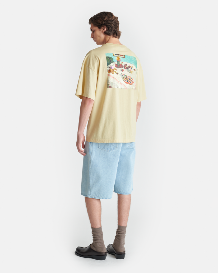 Wren - Printed Cotton-Jersey T-Shirt - Creme/Gingerbread Heart