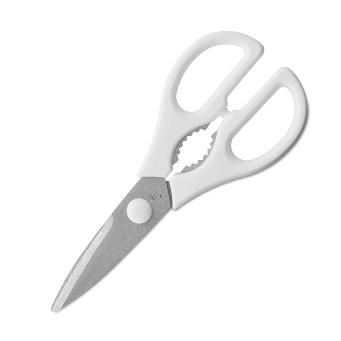 WUSTHOF GOURMET WHITE TWO PIECE PARING KNIFE & SHEAR SET