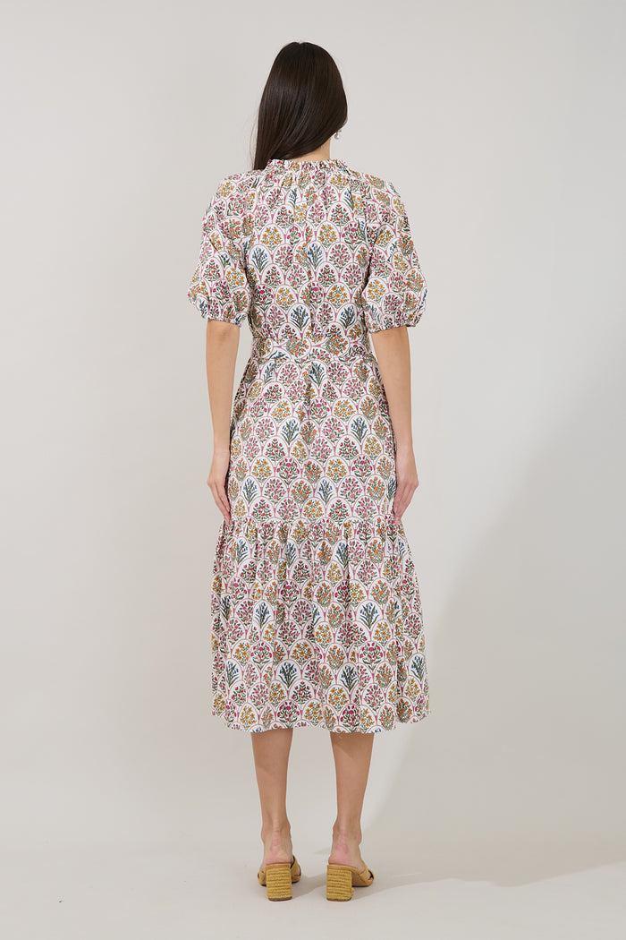 Wynette Tiered Midi Dress Kathy Floral