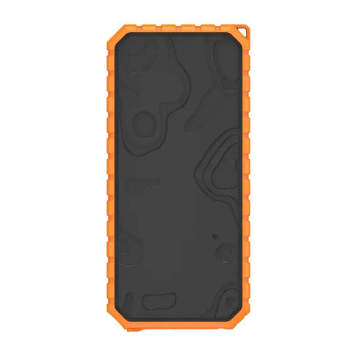 Xtorm XR202 Rugged Pro Water Resistant Power Bank shown from the reverse on a white background