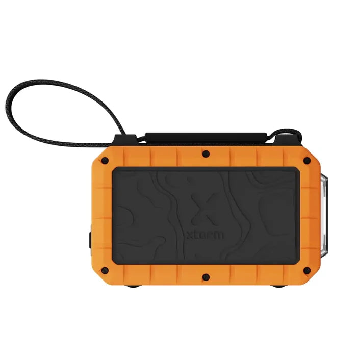 Xtorm XR204 Rugged Pro Water Resistant Power Bank Torch shown from the right hand side on a white background