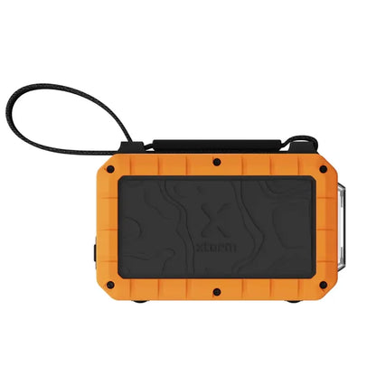 Xtorm XR204 Rugged Pro Water Resistant Power Bank Torch shown from the right hand side on a white background