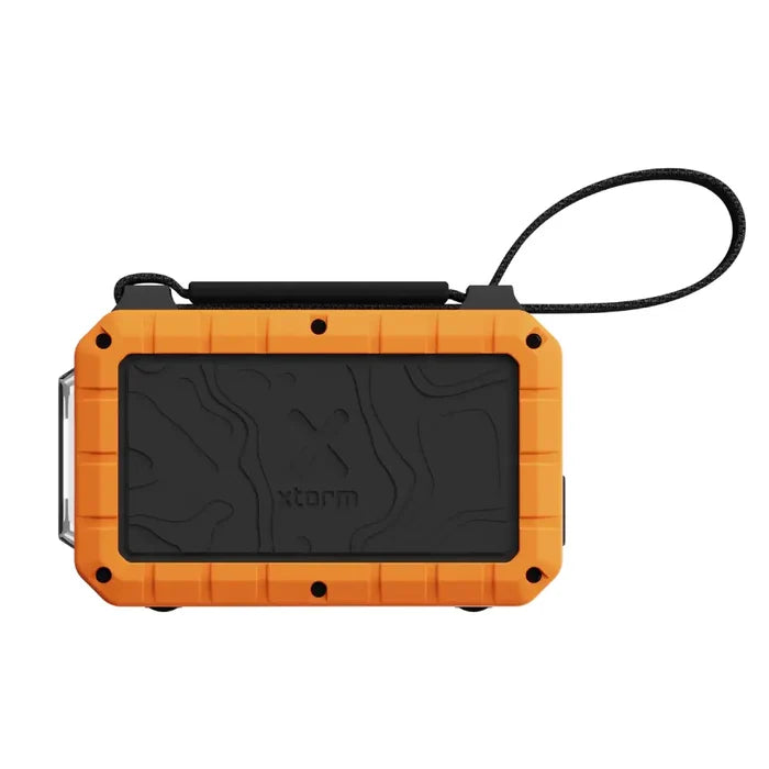 Xtorm XR204 Rugged Pro Water Resistant Power Bank Torch shown from the left hand side on a white background