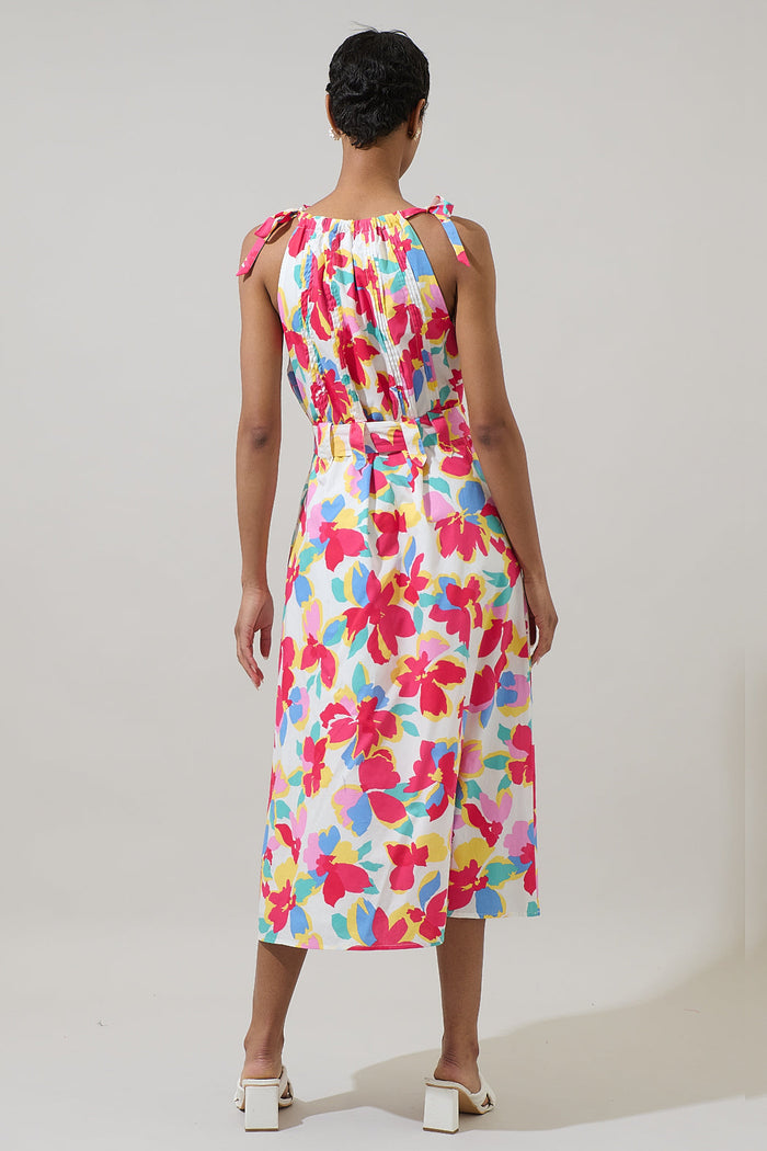Yani Floral Luvi Sleeveless Midi Dress