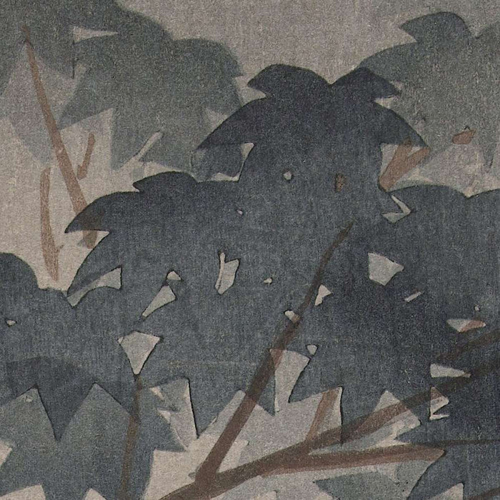Yellow Crested Cockatoo in Tree by Ohara Koson, 1900