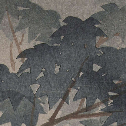 Yellow Crested Cockatoo in Tree by Ohara Koson, 1900