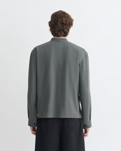 Yorick - Wrap shirt - Dark Grey