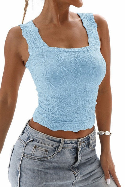 You Know This Look Patterned Tank-Light Blue-SMALL-Cute-Trendy-Shop-Womens-Boutique-Clothing-Store