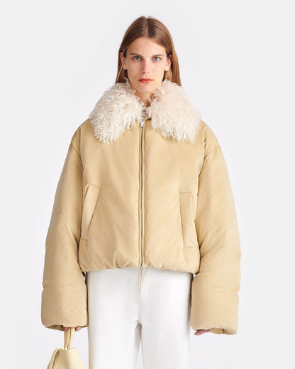 Zacharie - Jacket - Beige/Creme
