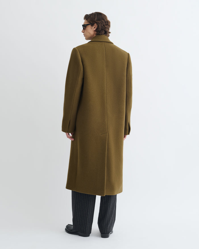 Zenin - Double breasted coat - Wood