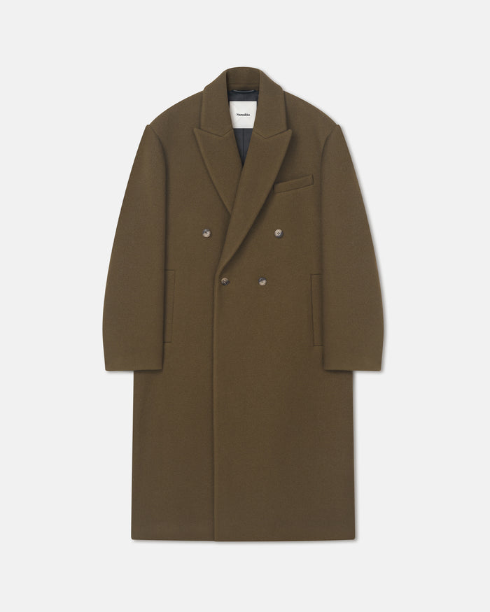 Zenin - Double breasted coat - Wood