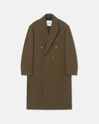 Zenin - Double breasted coat - Wood