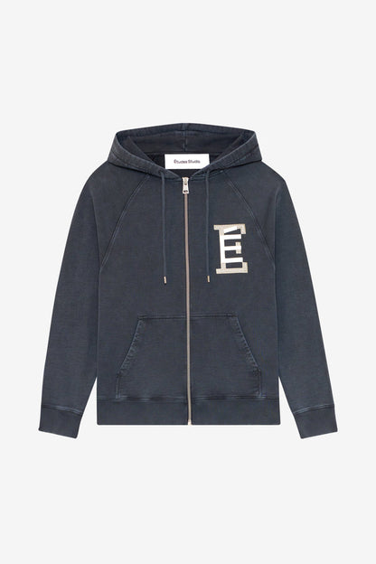 ETUDES STUDIO ZIP HOODY UNIVERSITY NAVY 1
