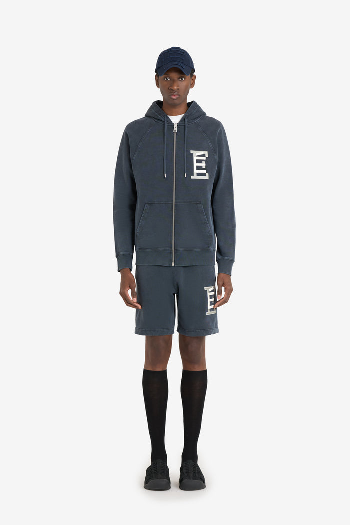 ETUDES STUDIO ZIP HOODY UNIVERSITY NAVY 2