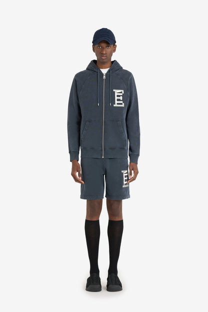 ETUDES STUDIO ZIP HOODY UNIVERSITY NAVY 2