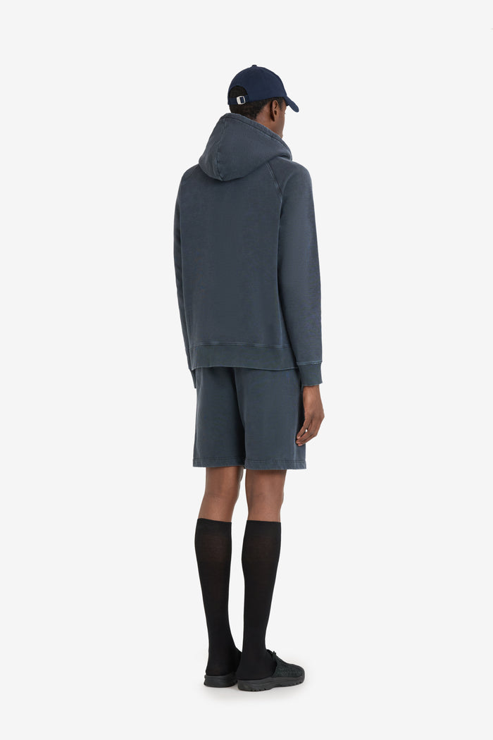 ETUDES STUDIO ZIP HOODY UNIVERSITY NAVY 5